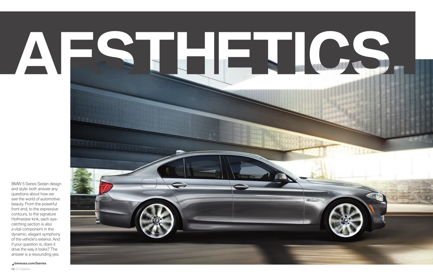 2013 BMW 5-Series Brochure Page 22